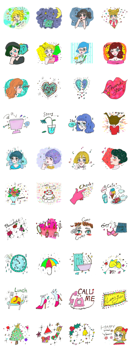girl gurley Sticker