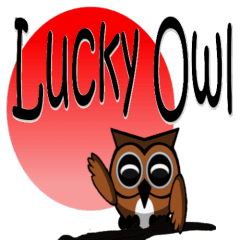 Lucky Owl Sticker