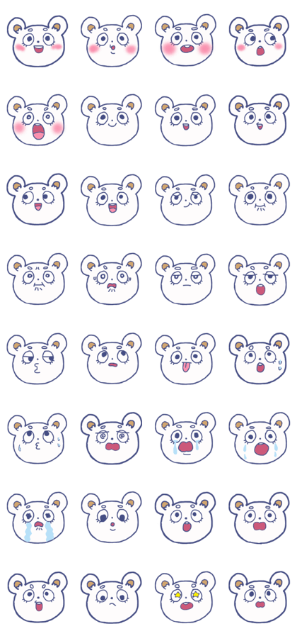kuma's face!