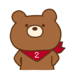 Sticker for bear lovers 2