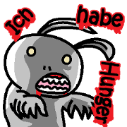 (German)The I'm-hungry-rabbit