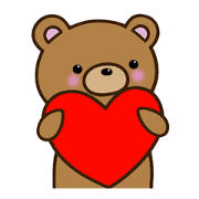Happy cute bear