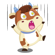 A Little Cute Cow