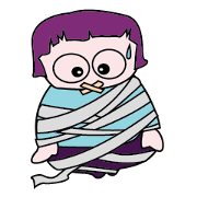 A Girl Wearing Eyeglasses