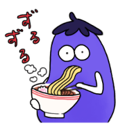 eggplant tsukumogami and tomato