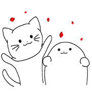 Funny cat and seal