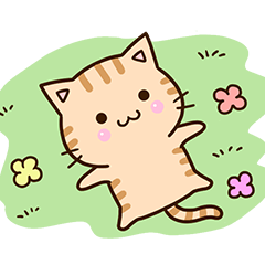 Cute Tiger cat (Everyday Sticker)
