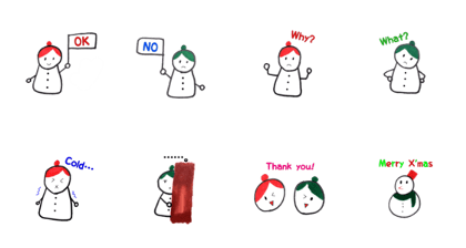 Girls snowman