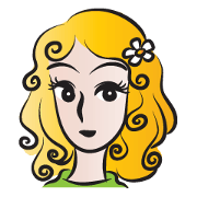 Woman with daisy