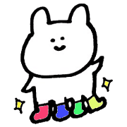 Many Feet Rabbits Stickers