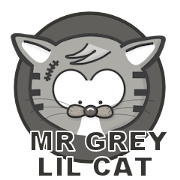 Mr Grey Little Cat