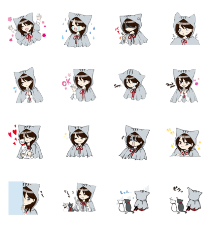 Mimi and Friends sticker