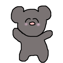 daily stickers with black bear