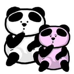 PANDApanda-kawaii panda sticker-