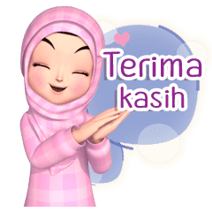 Amarena Muslim hijab  girl indo Stiker LINE LINE STORE