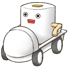 Toilet roll Sticker 4