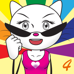 Sweetheart Cat 4- animated sticker
