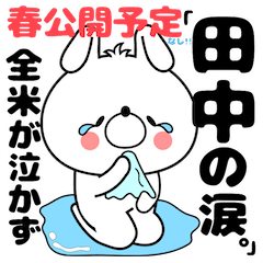 Bunny Sticker Tanaka