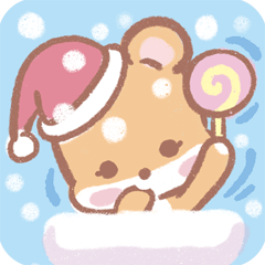 Cute Lollipop bear (winter)
