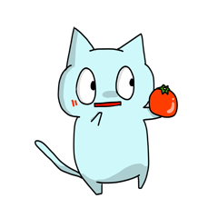 ネコとトマト