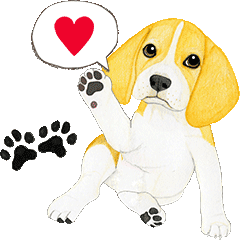 Beagle Motion Sticker Line Stickers Line Store