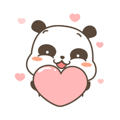 Super cute panda Qi