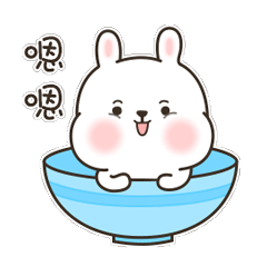 胖嘟嘟的小白兔