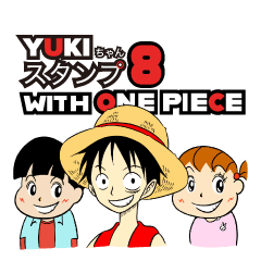 YUKI's Sticker8 with ONE PIECE