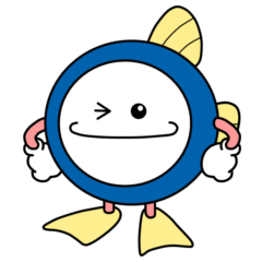 The sewage mascot character "Suisui"