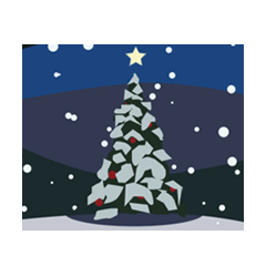 Merry Christmas Animation Sticker