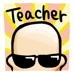 Teacher with shades and friends
