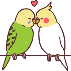 Parakeet Chirps Line Stickers Line Store