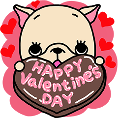 Frebull-chan Valentine's day sticker