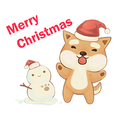 Shiba Inu Little Butt 7-Merry Christmas