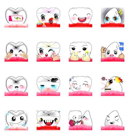 Dynamic teeth family - expression