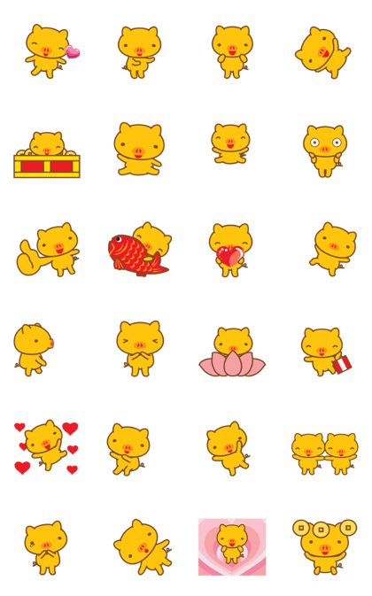 gold pig06 moving(^o^)