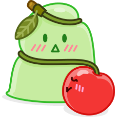 Cherry-chan and Jelly-kun (couple)