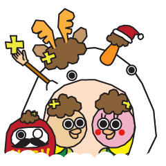 PIPI Sticker of New Year holidays