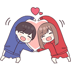 Jersey Couple Line Stickers Line Store