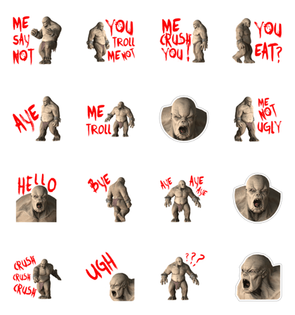 You Troll Stickers