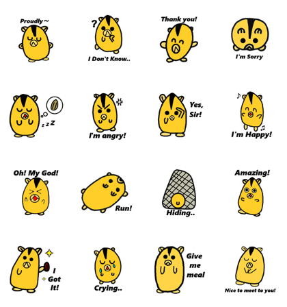 Maron (Hamster) 's daily life (English)