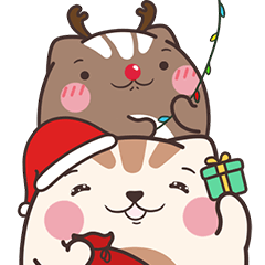 Dango cat 糰子貓 11 -聖誕大貼圖