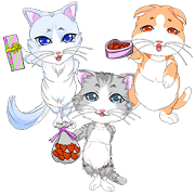 Lovely Cat Valentine Chinese