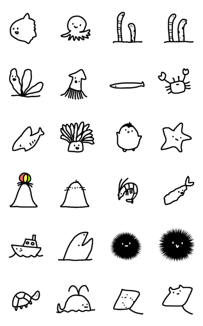 Sainatsu's Sea friends