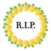 Wreath: R.I.P.