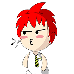 Naughty Boy Red Hair