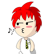 Naughty Boy Red Hair