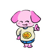 Cute and Sweet Peach dog