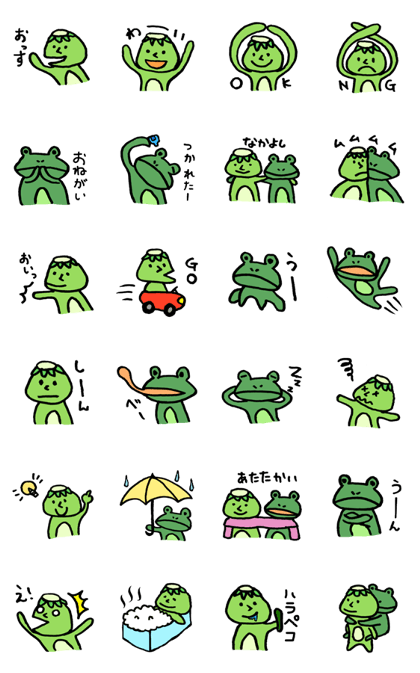 Kappa and frog Kappa and frog