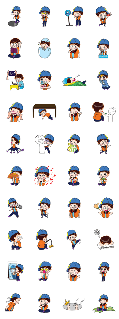 A Boy Loves Green Hat